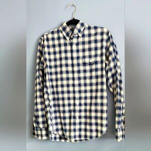 EUC J. CREW men's long sleeve collared button-up shirt Medium slim